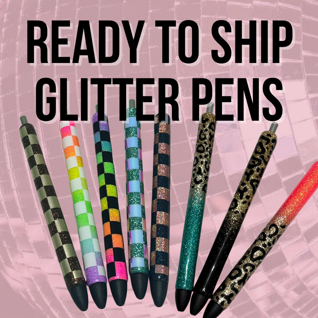Handmade Glitter Gel Pens – PaperMate InkJoy .7- RTS