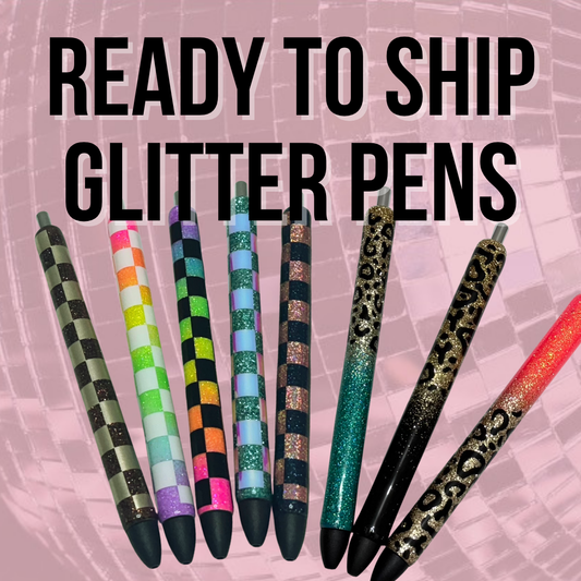 Handmade Glitter Gel Pens –  PaperMate InkJoy .7- RTS