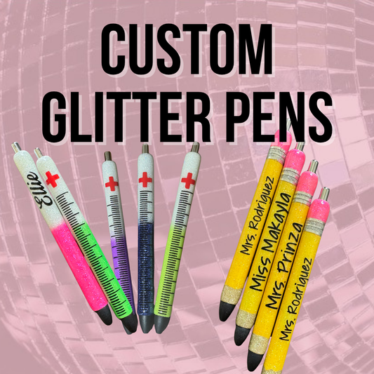Personalized Handmade Glitter Gel Pens –  PaperMate InkJoy .7